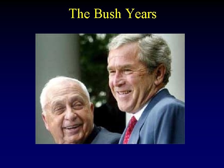 The Bush Years 