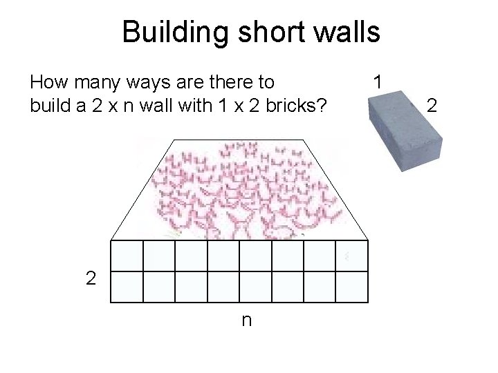 Building short walls How many ways are there to build a 2 x n
