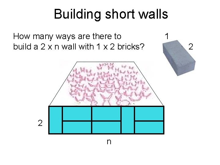 Building short walls How many ways are there to build a 2 x n