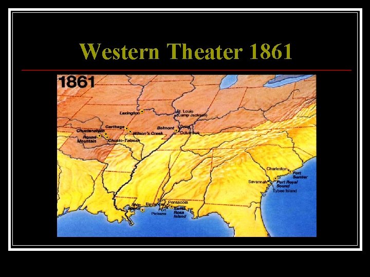 Western Theater 1861 