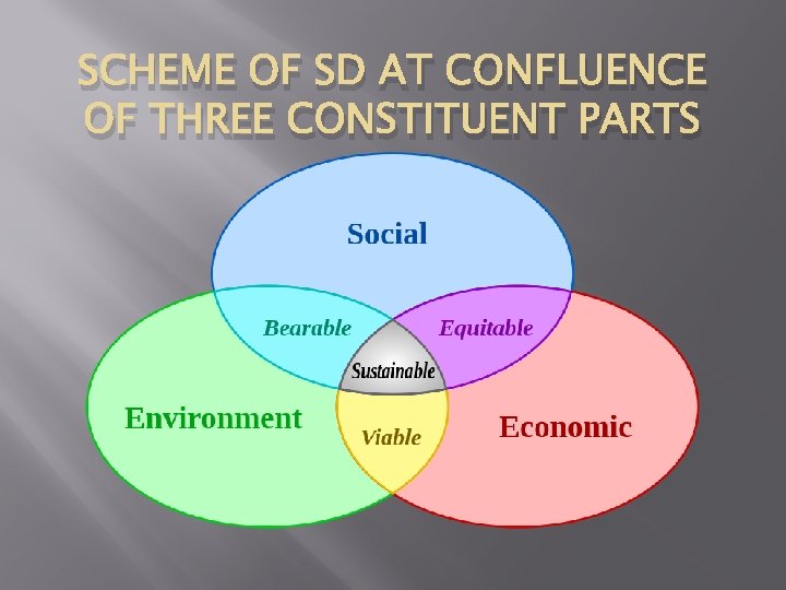 SCHEME OF SD AT CONFLUENCE OF THREE CONSTITUENT PARTS 