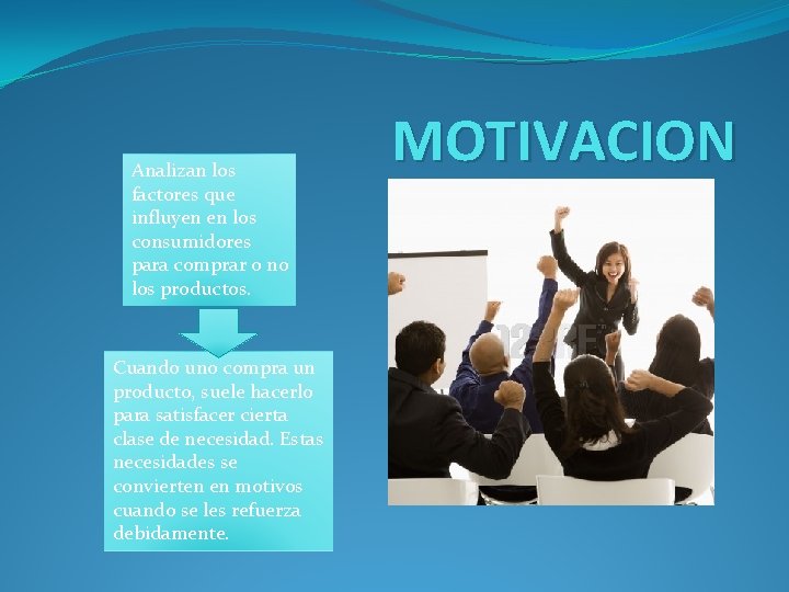 Analizan los factores que influyen en los consumidores para comprar o no los productos.