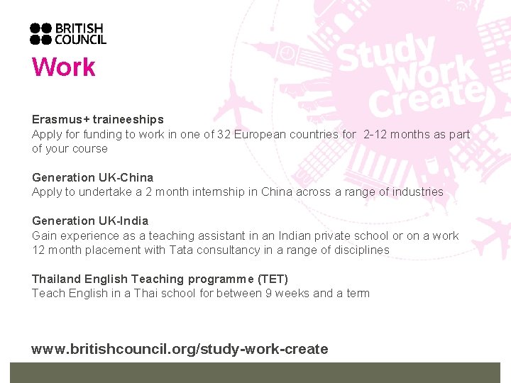 Work Erasmus+ traineeships Apply for funding to work in one of 32 European countries