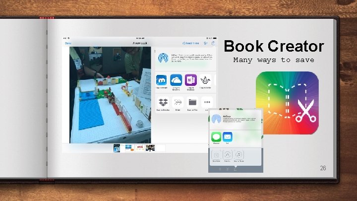 Book Creator Many ways to save 26 