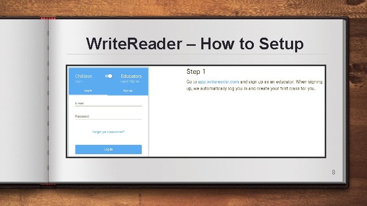 Write. Reader – How to Setup 8 