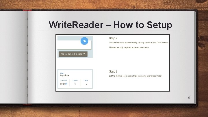 Write. Reader – How to Setup 9 