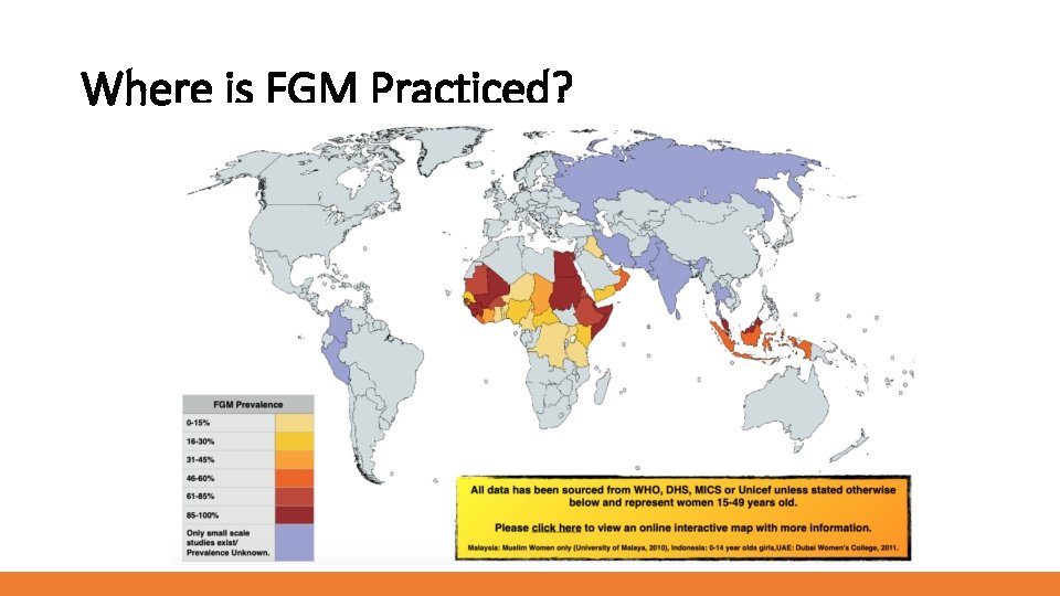 Where is FGM Practiced? 