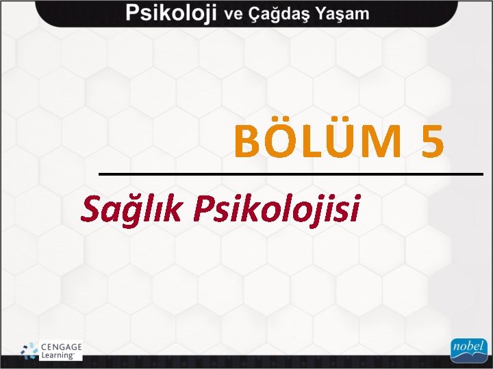 BÖLÜM 5 Sağlık Psikolojisi 