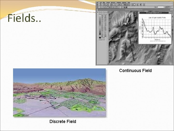 Fields. . Continuous Field Discrete Field 