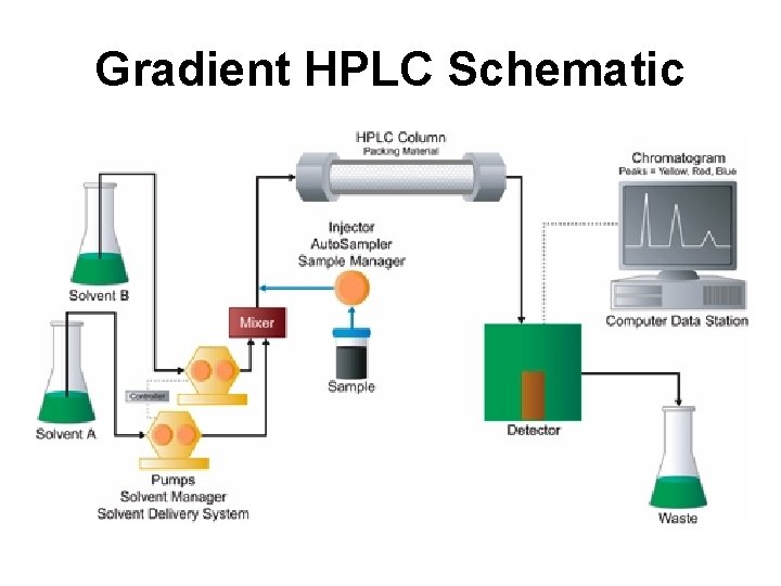 Gradient HPLC Schematic Gradient HPLC Schematic