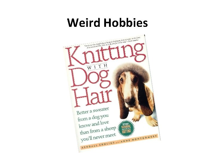 Weird Hobbies 