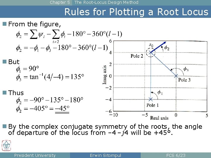 Chapter 5 The Root-Locus Design Method Rules for Plotting a Root Locus n From