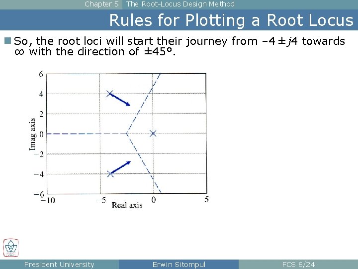 Chapter 5 The Root-Locus Design Method Rules for Plotting a Root Locus n So,