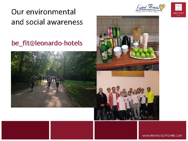 Our environmental and social awareness be_fit@leonardo-hotels 