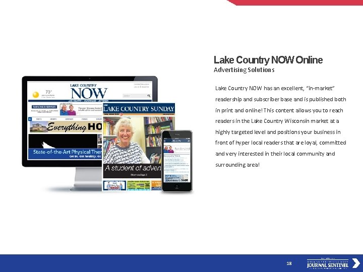 Lake Country NOW Online Advertising Solutions Lake Country NOW has an excellent, “in-market” readership