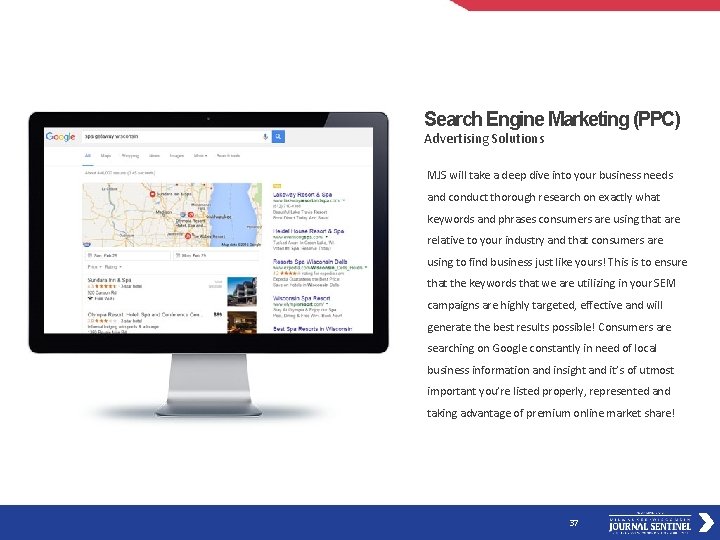 Search Engine Marketing (PPC) Advertising Solutions MJS will take a deep dive into your