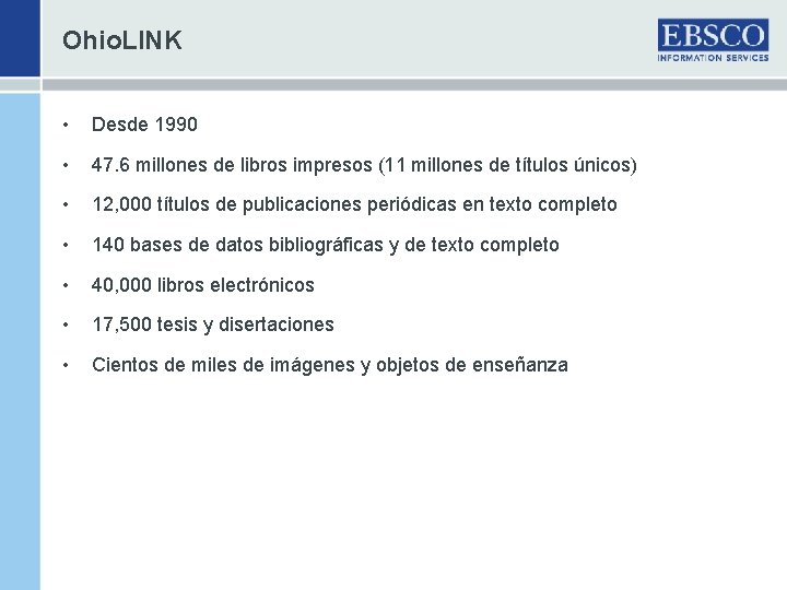 Ohio. LINK • Desde 1990 • 47. 6 millones de libros impresos (11 millones