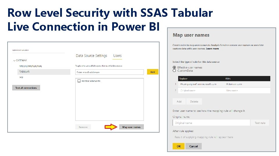 Row Level Security with SSAS Tabular Live Connection in Power BI Row Level Security with SSAS Tabular Live Connection in Power BI