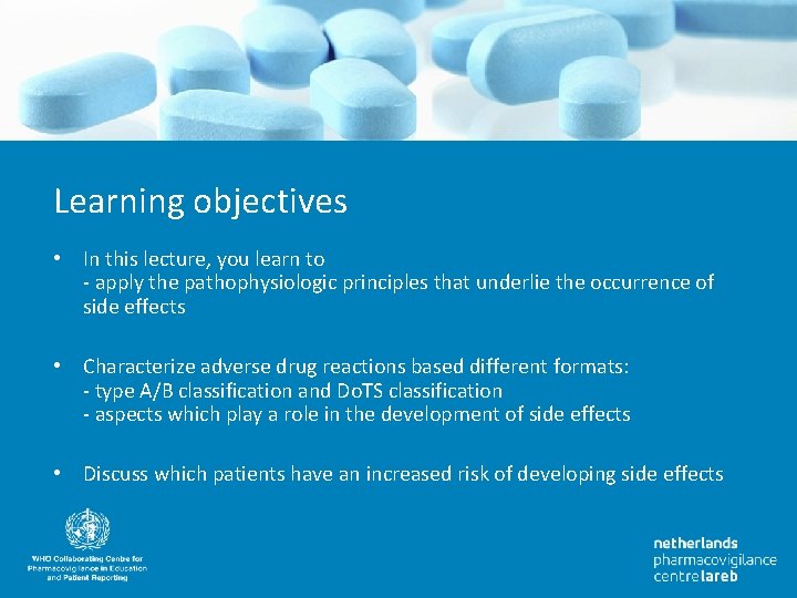 Learning objectives • In this lecture, you learn to - apply the pathophysiologic principles