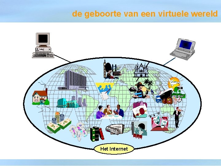 de geboorte van een virtuele wereld Het Internet 