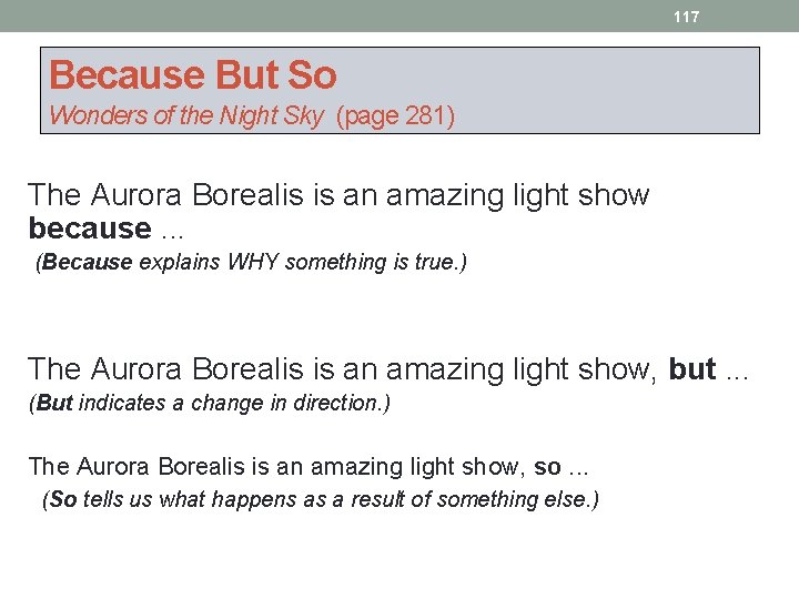 117 Because But So Wonders of the Night Sky (page 281) The Aurora Borealis