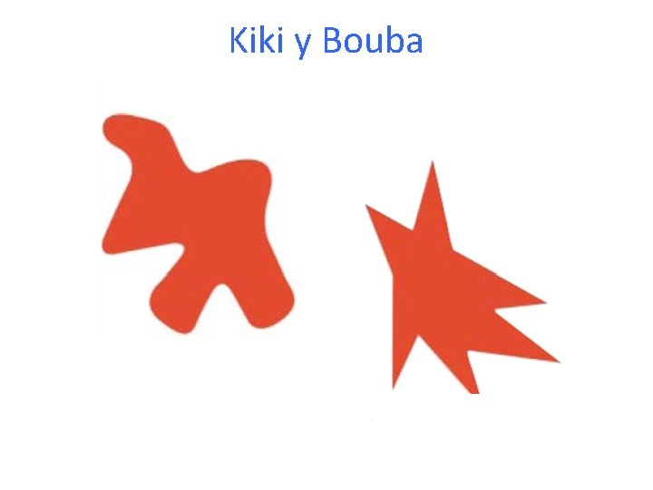 Kiki y Bouba 