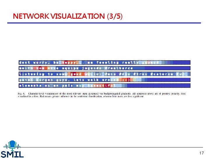 NETWORK VISUALIZATION (3/5) 17 