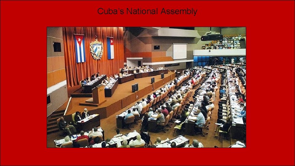 Cuba’s National Assembly 