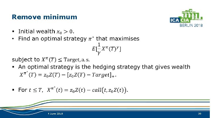 Remove minimum § 4 June 2018 39 