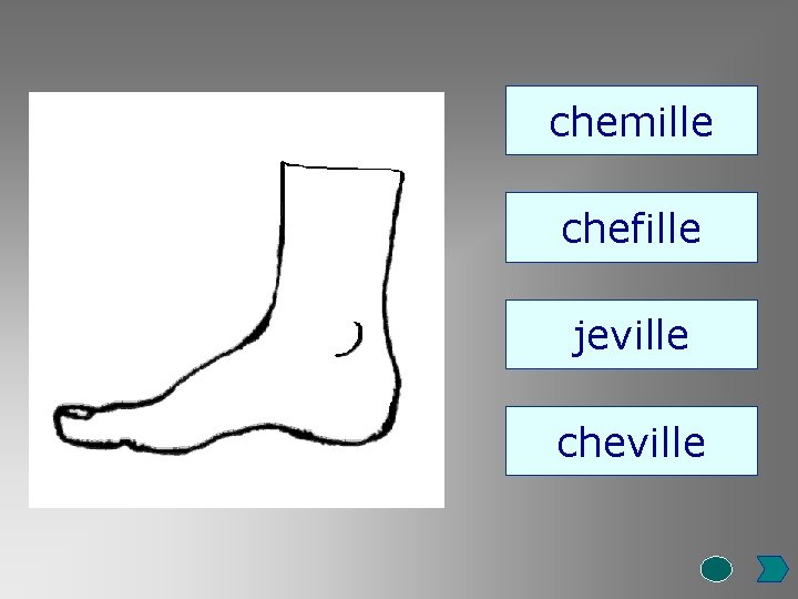 chemille chefille jeville cheville 