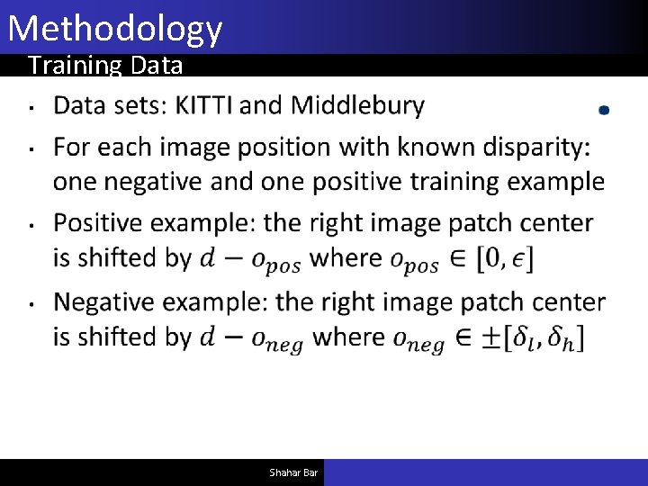 Stereo Matching by Training a Convolutional Neural Network