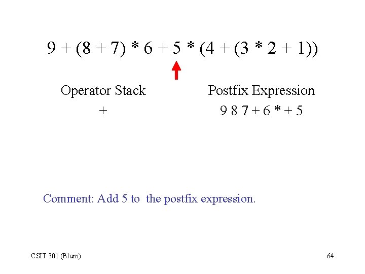 9 + (8 + 7) * 6 + 5 * (4 + (3 *