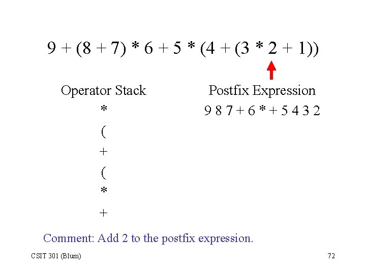 9 + (8 + 7) * 6 + 5 * (4 + (3 *