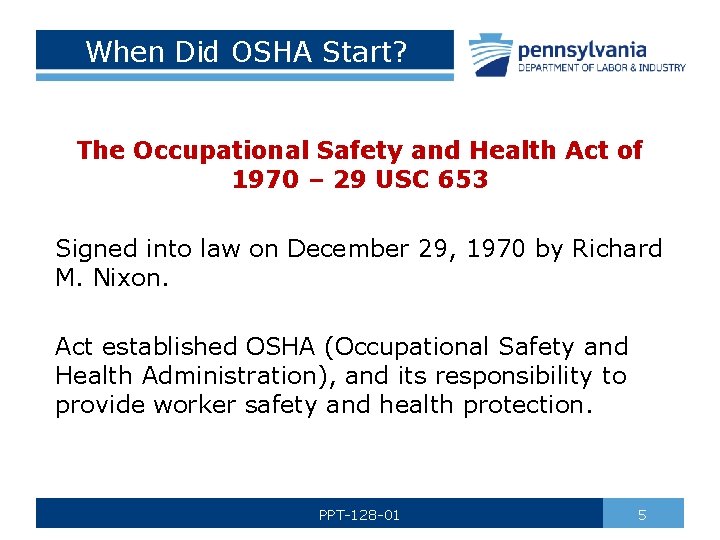 When Did OSHA Start? The Occupational Safety and Health Act of 1970 – 29