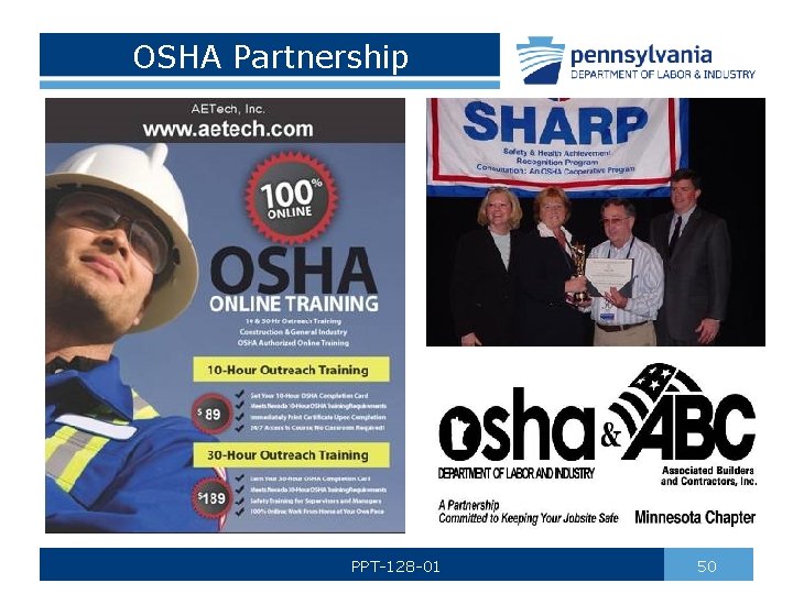 OSHA Partnership PPT-128 -01 50 