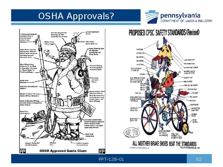 OSHA Approvals? PPT-128 -01 52 