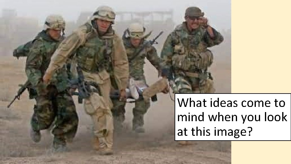 What ideas come to mind when you look at this image? 