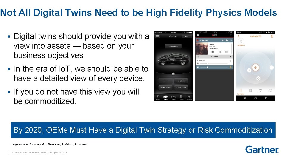 Not All Digital Twins Need to be High Fidelity Physics Models § Digital twins