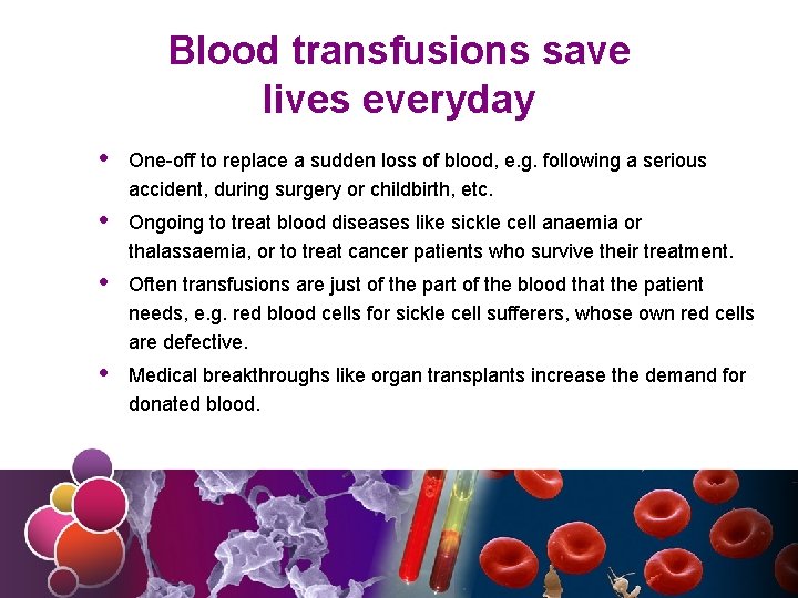 Parts of the blood Blood is the fluid