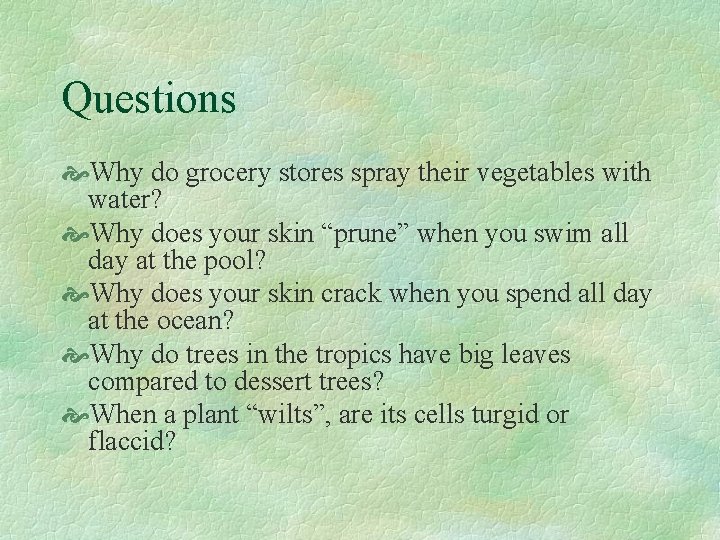 Lecture 3 Date Chapter 8 Membrane Structure Function