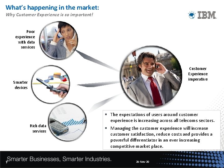What’s happening in the market: Why Customer Experience is so important! Poor experience with