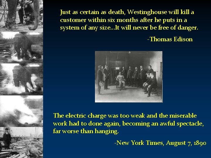 Just as certain as death, Westinghouse will kill a customer within six months after