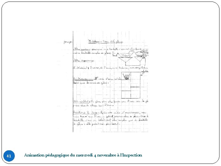 41 Animation pédagogique du mercredi 4 novembre à l'Inspection 