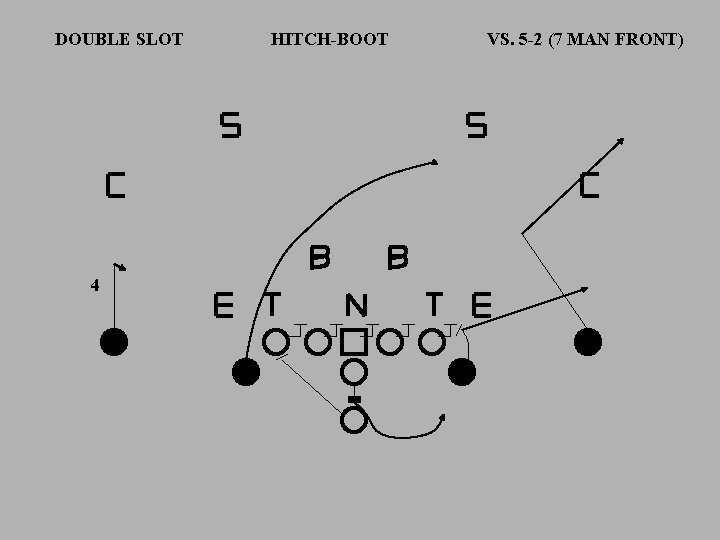 DOUBLE SLOT 4 HITCH-BOOT VS. 5 -2 (7 MAN FRONT) 