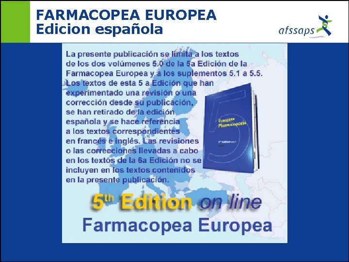 FARMACOPEA EUROPEA Edicion española 