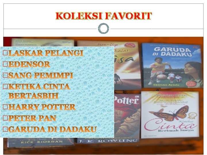 KOLEKSI FAVORIT � � � � 