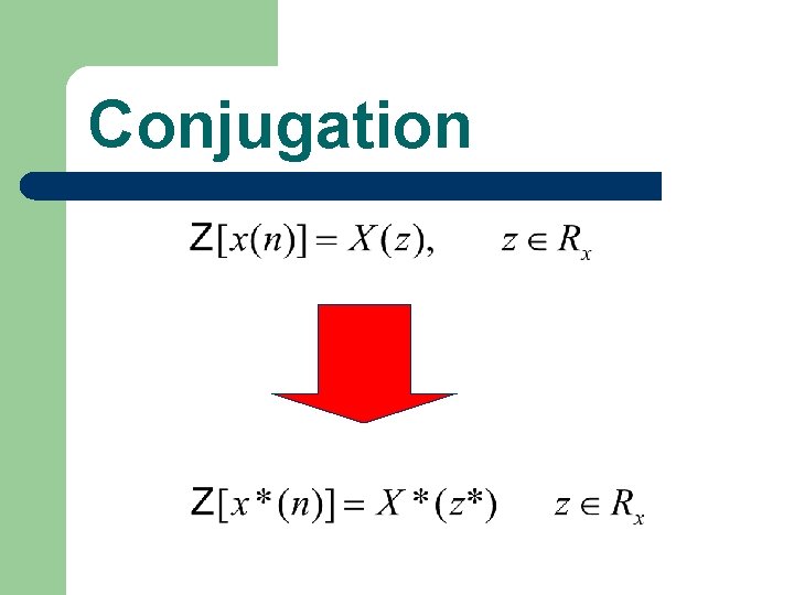 Conjugation 