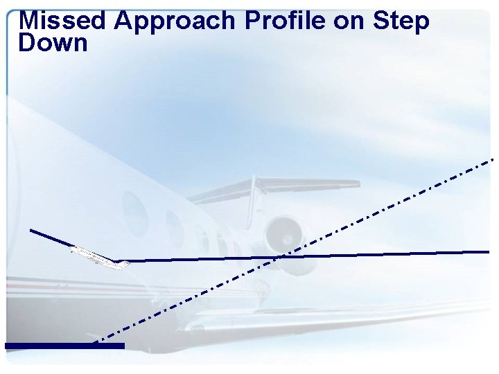 Missed Approach Profile on Step Down 