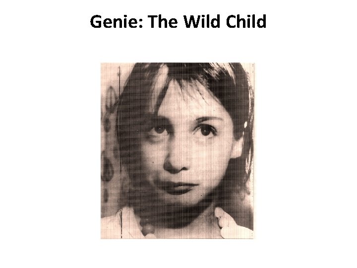 Genie: The Wild Child 
