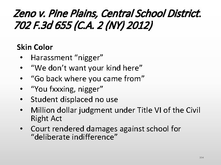 Zeno v. Pine Plains, Central School District. 702 F. 3 d 655 (C. A.